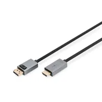 Assmann DB-340202-018-S DP/HDMI kábel LED alumínium ház aranyozott 1,8 m