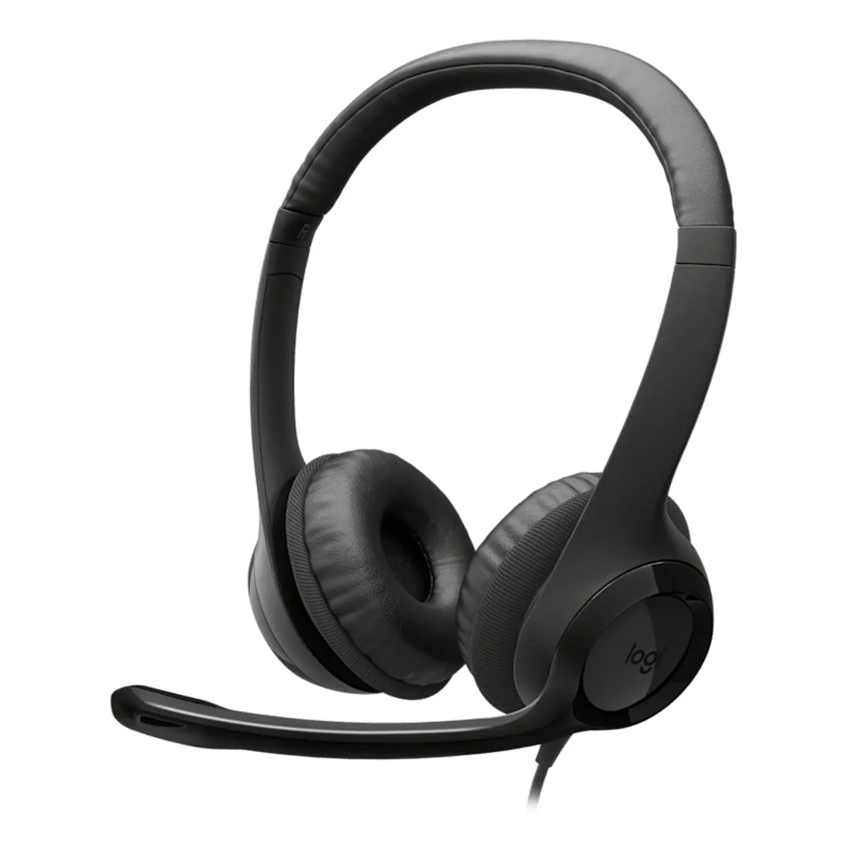 Logitech 981-001576 H390 USB-C fejhallgató mikrofonos fekete #1