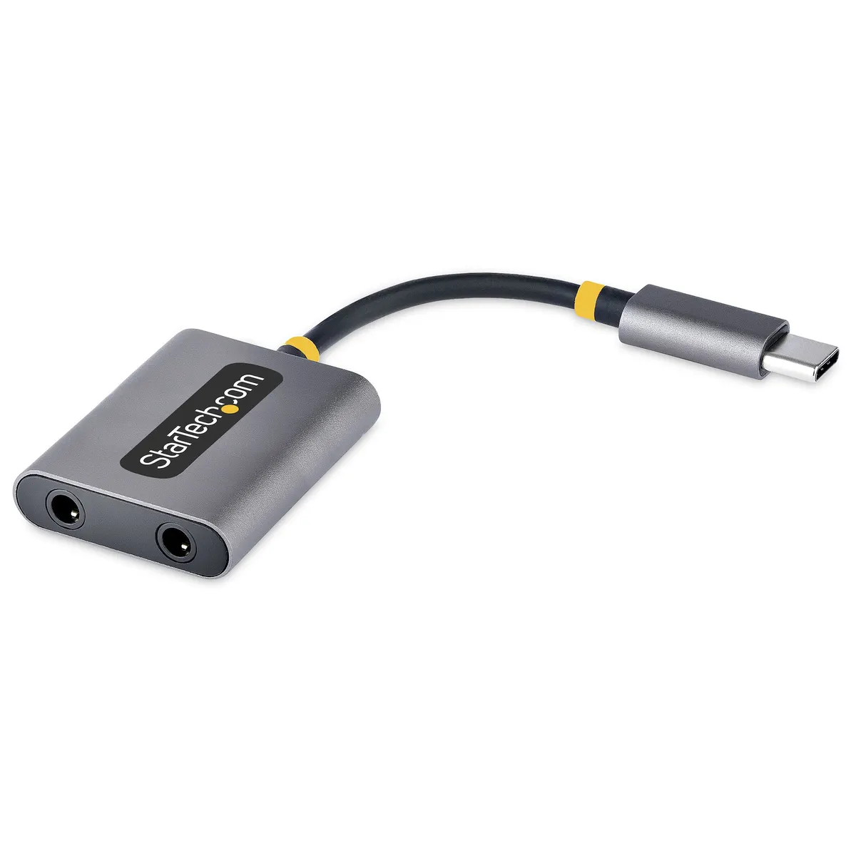 Startech.com USBC-AUDIO-SPLITTER USB-C fejhallgató osztó 2x 3,5 mm #1