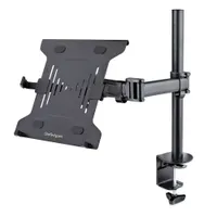Startech.com A-LAPTOP-DESK-MOUNT Laptop desk mount fekete műanyag és acél max magasság 45 cm max kinyúlás 42,8 cm elfordulás -90 90