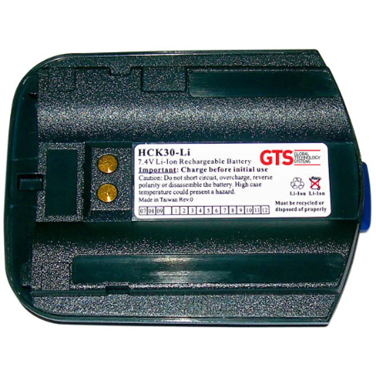 GTS HCK30-LI CK30-31 Li-ion akkumulátor 2400mAh 7.4V Intermec kompatibilitás #1