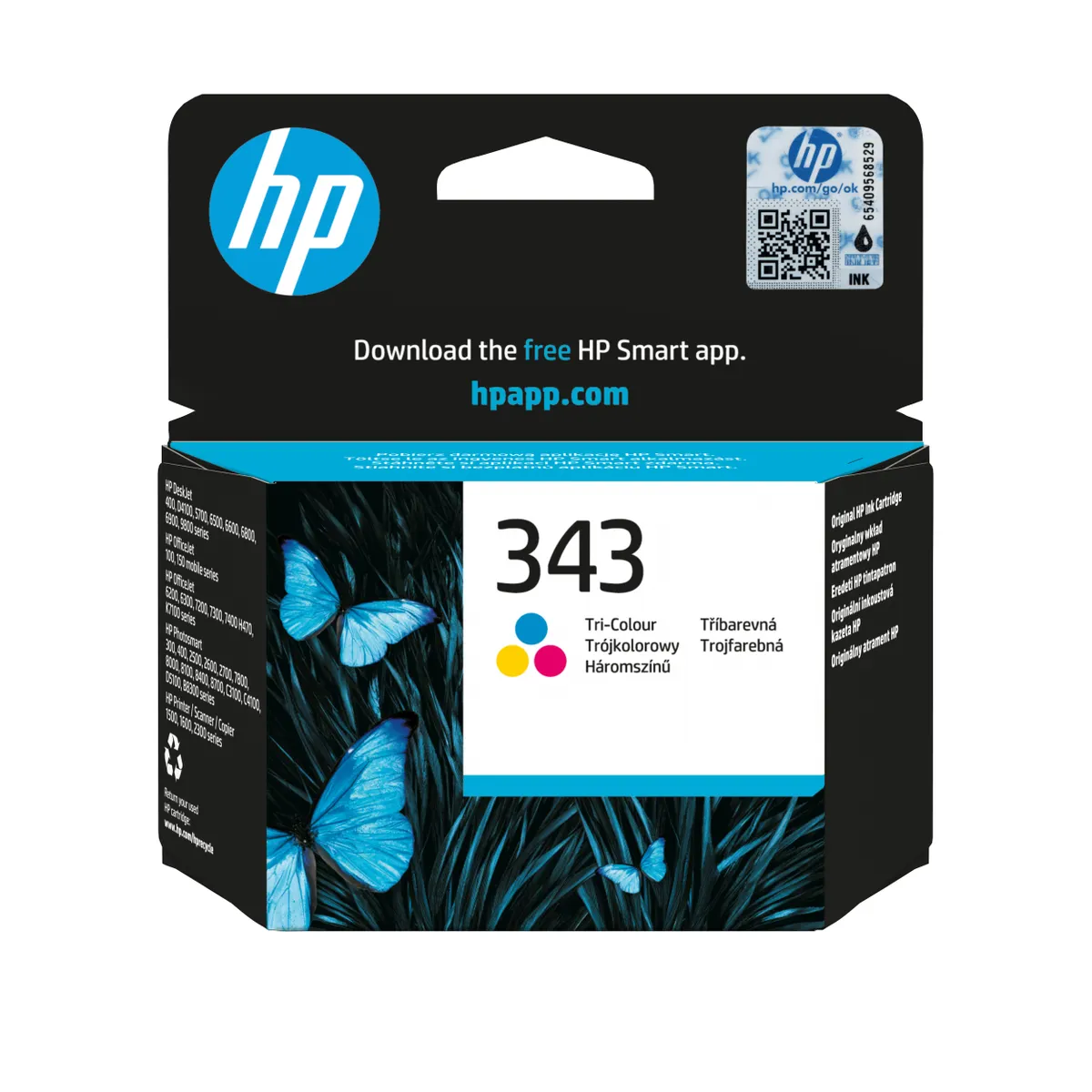 HP Inc. C8766EE#ABE 343 háromszínű eredeti tintapatron Cián, Magenta, Sárga 7 ml standard teljesítmény 330 oldal #1