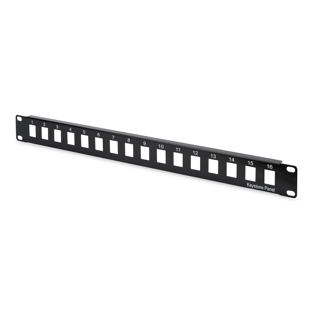 Assmann DN-91400 moduláris patch panel rackre szerelhető 1U fekete #1