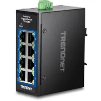 Trendnet TI-GLC80 ipari DIN-sínes gigabites kapcsoló 8-portos #1