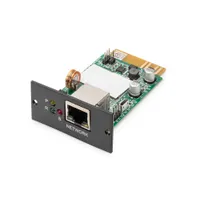Assmann DN-170100-1 hálózatkezelő kártya fekete RS-232 Fast Ethernet 100 Mbit 8-15 V