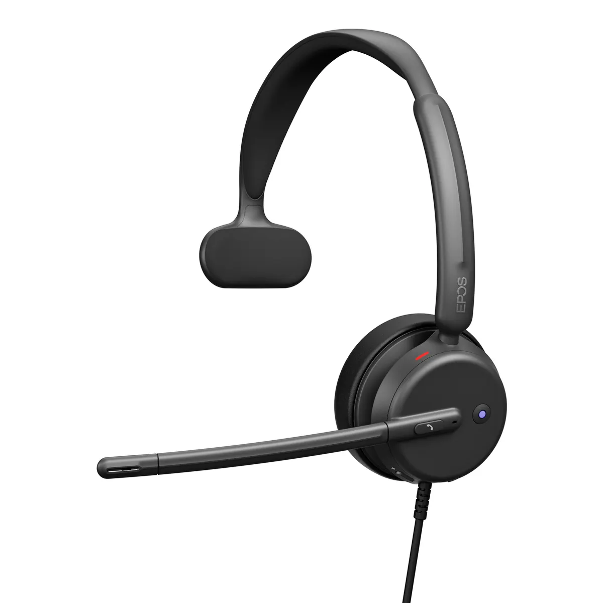 EPOS 1001254 Impact 430T monó fejhallgató vezetékes USB-C és USB-A adapter fekete #1