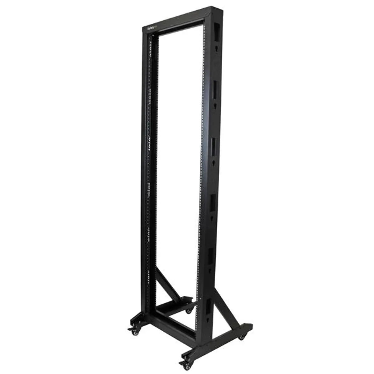 Startech.com 2POSTRACK42 2-post rack nyitott keret 42U 300 kg önbeálló kerekek #1