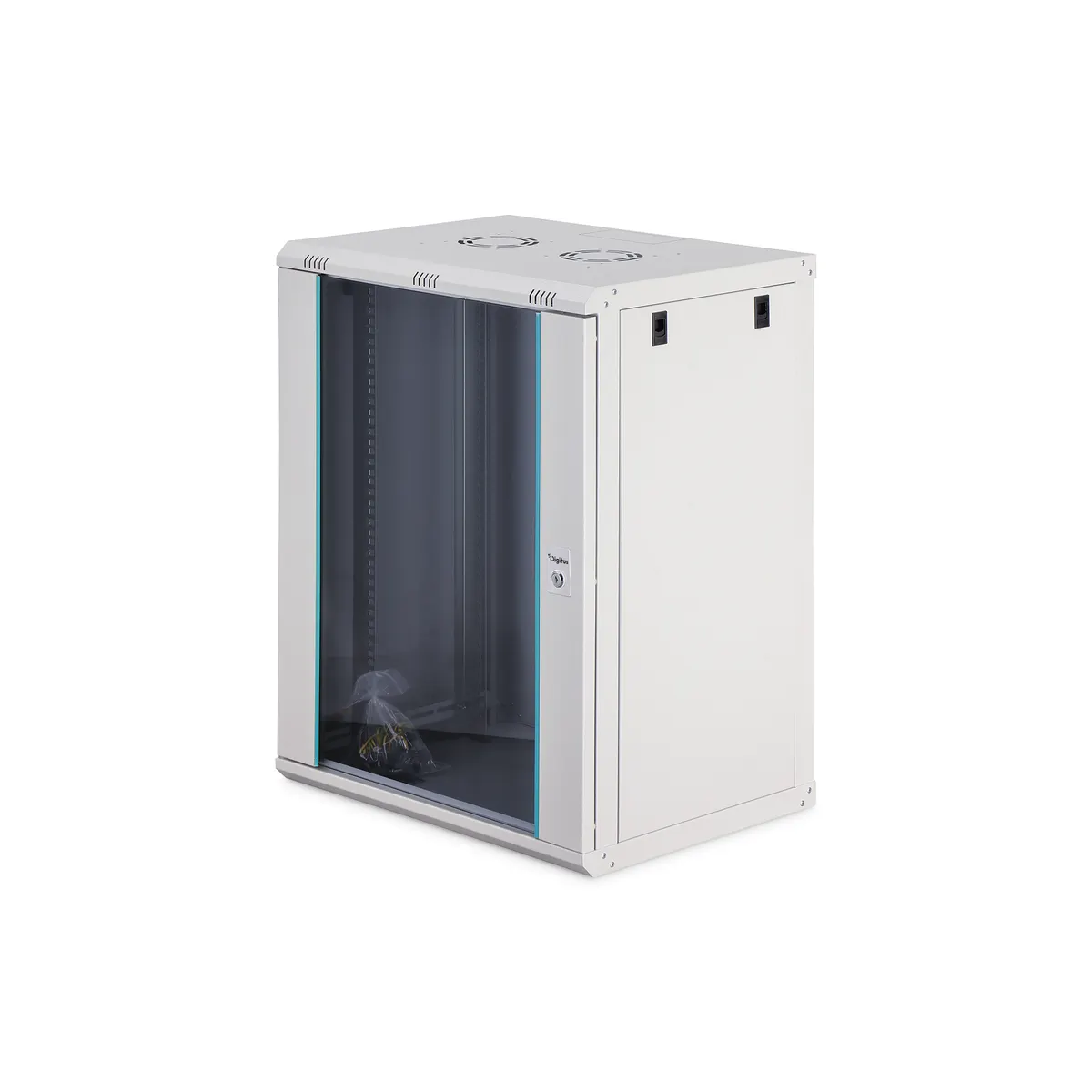 Assmann DN-37112 Dynamic-N falra szerelhető állvány 16U 60 kg 600x450mm IP20 Biztonsági kulcs Kábelvezetés Összeszerelés szükséges Világosszürke #1