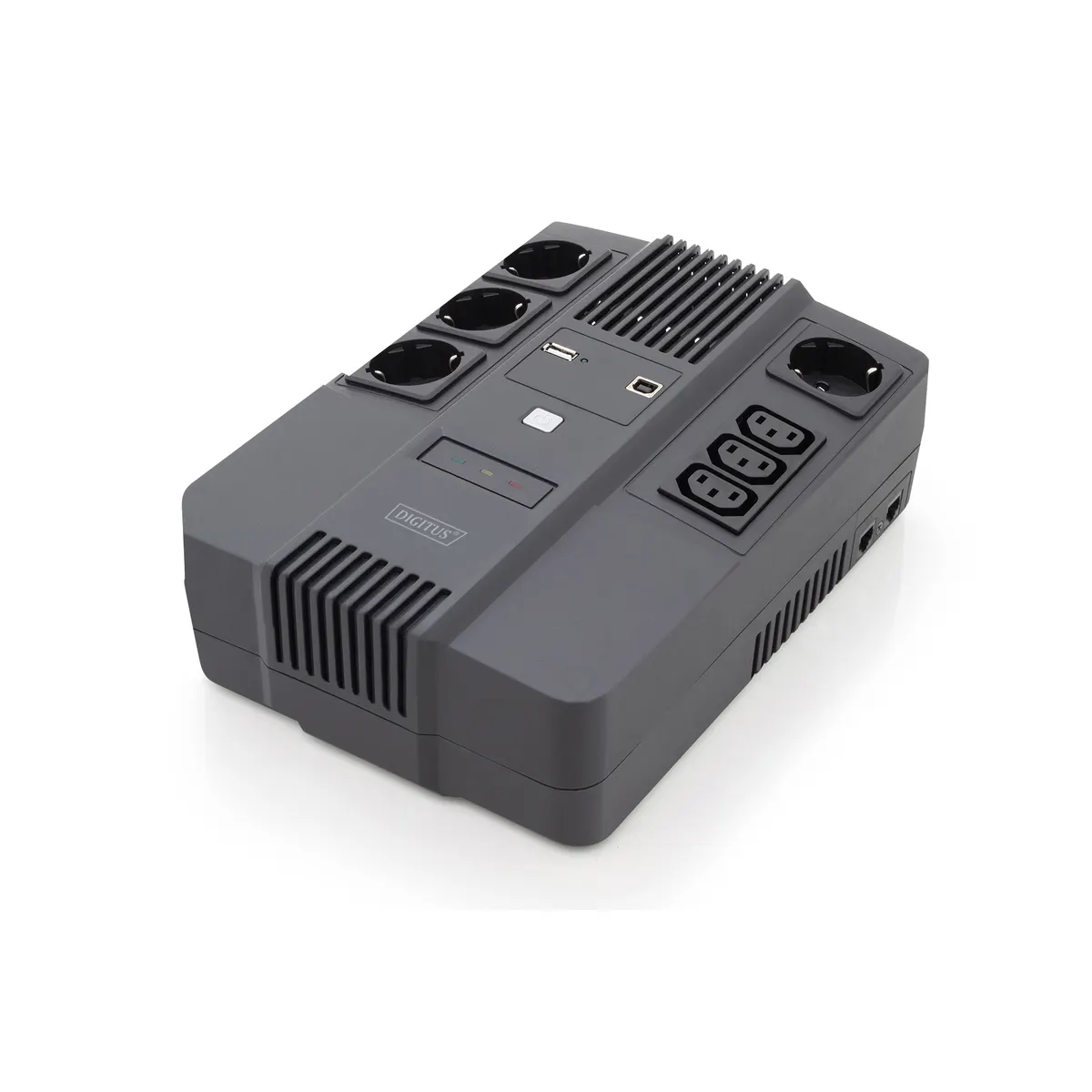 Assmann DN-170110 UPS 600VA 360W 7x C13 és C14 12V 7Ah LED #1