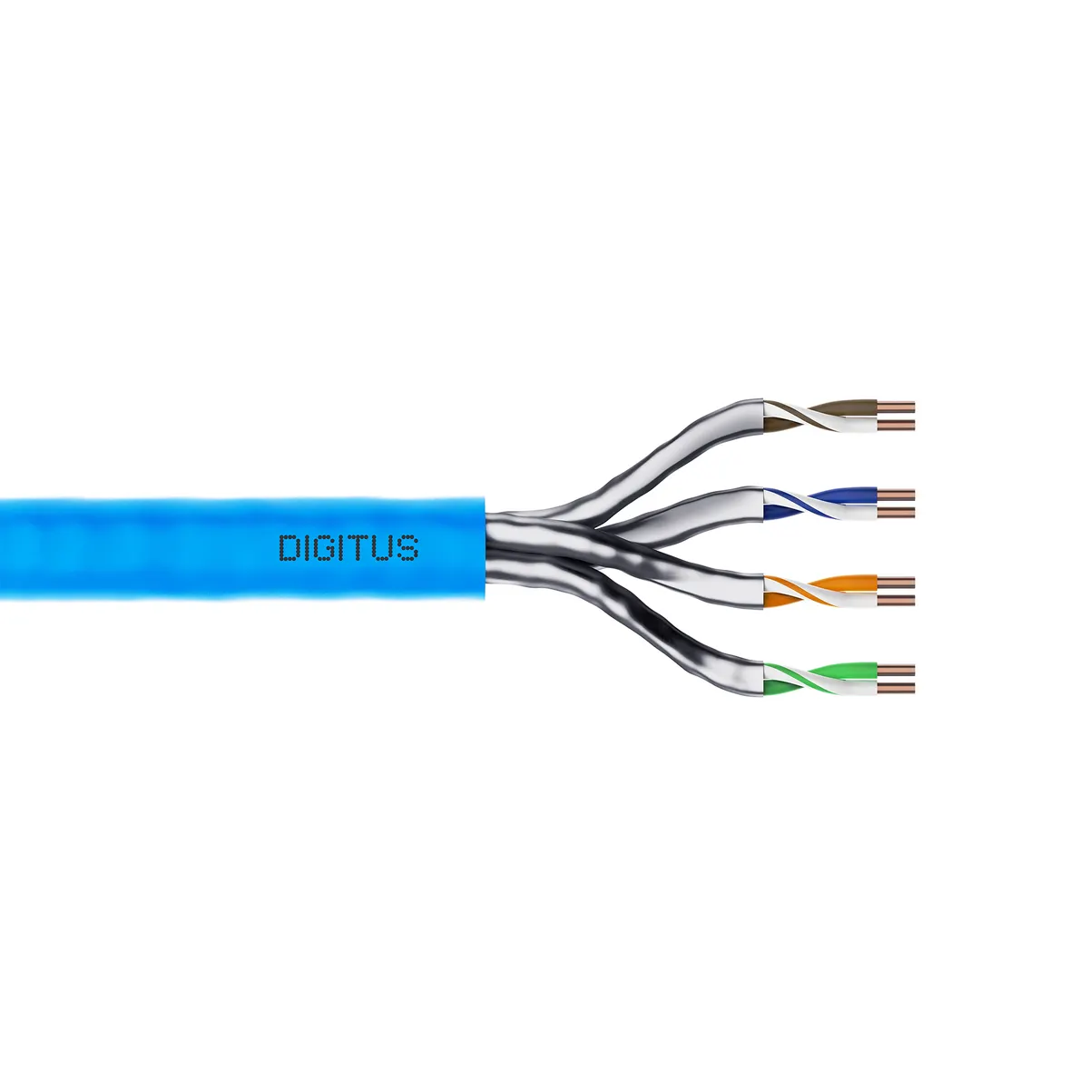 Assmann DK-1625-A-VH-305 Cat6a u-ftp kábel kék 305 m awg 23-1 easy pull box #1