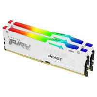 Kingston KF560C30BWEAK2-32 FURY Beast RGB DDR5 32GB 2x16GB 6000MHz CL30 Fehér