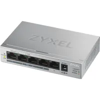 Zyxel GS1005HP-EU0101F GS1005HP 5-portos Gigabit PoE+ kapcsoló, 4 PoE+ port, 60W
