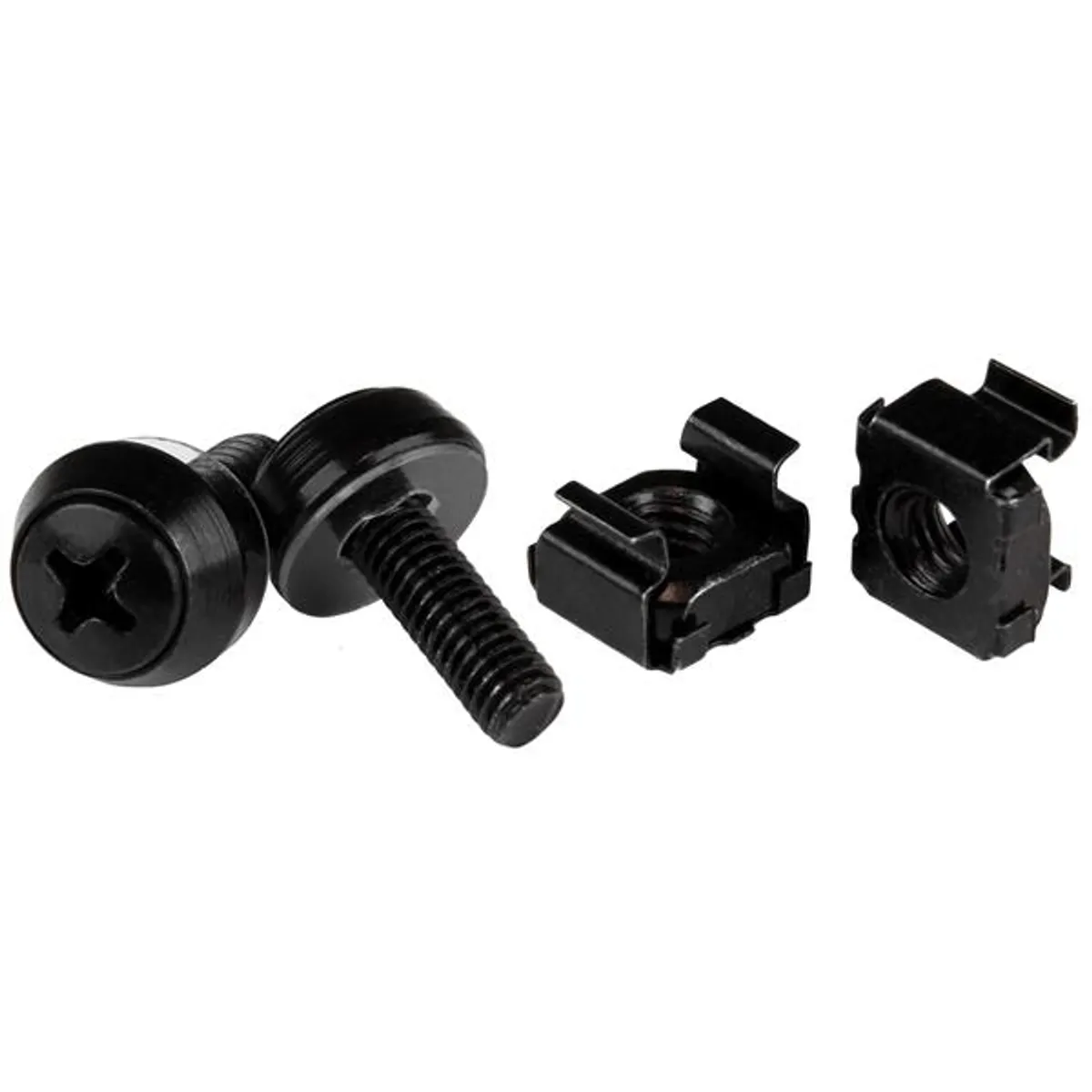 Startech.com CABSCREWM5B M5 csavarok és cage nuts fekete, 50 db #1