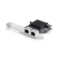 Startech.com PR25GR-NETWORK-CARD 2-port PCIe hálózati kártya 5 Gbps TAA-kompatibilis fekete