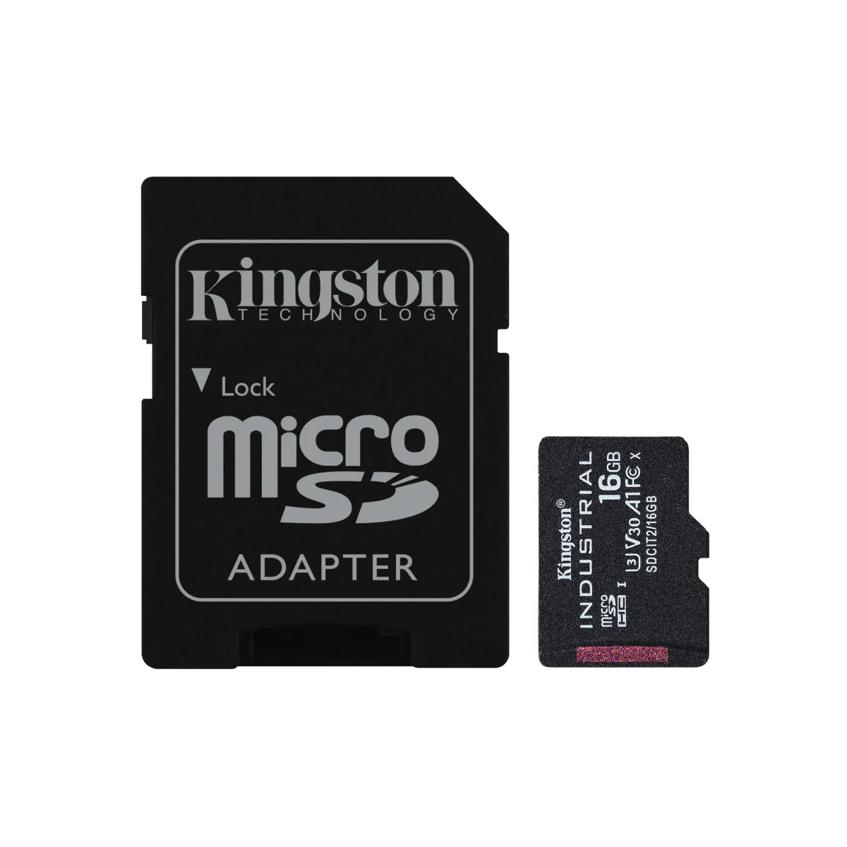 Kingston SDCIT2/16GB Ipari microSDHC C10 UHS-I U3 V30 A1 -40°C-tól 85°C-ig #1