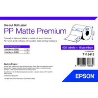 Epson 7113413 pp matt címke prémium kivágott tekercs 76x51mm 535 címkék