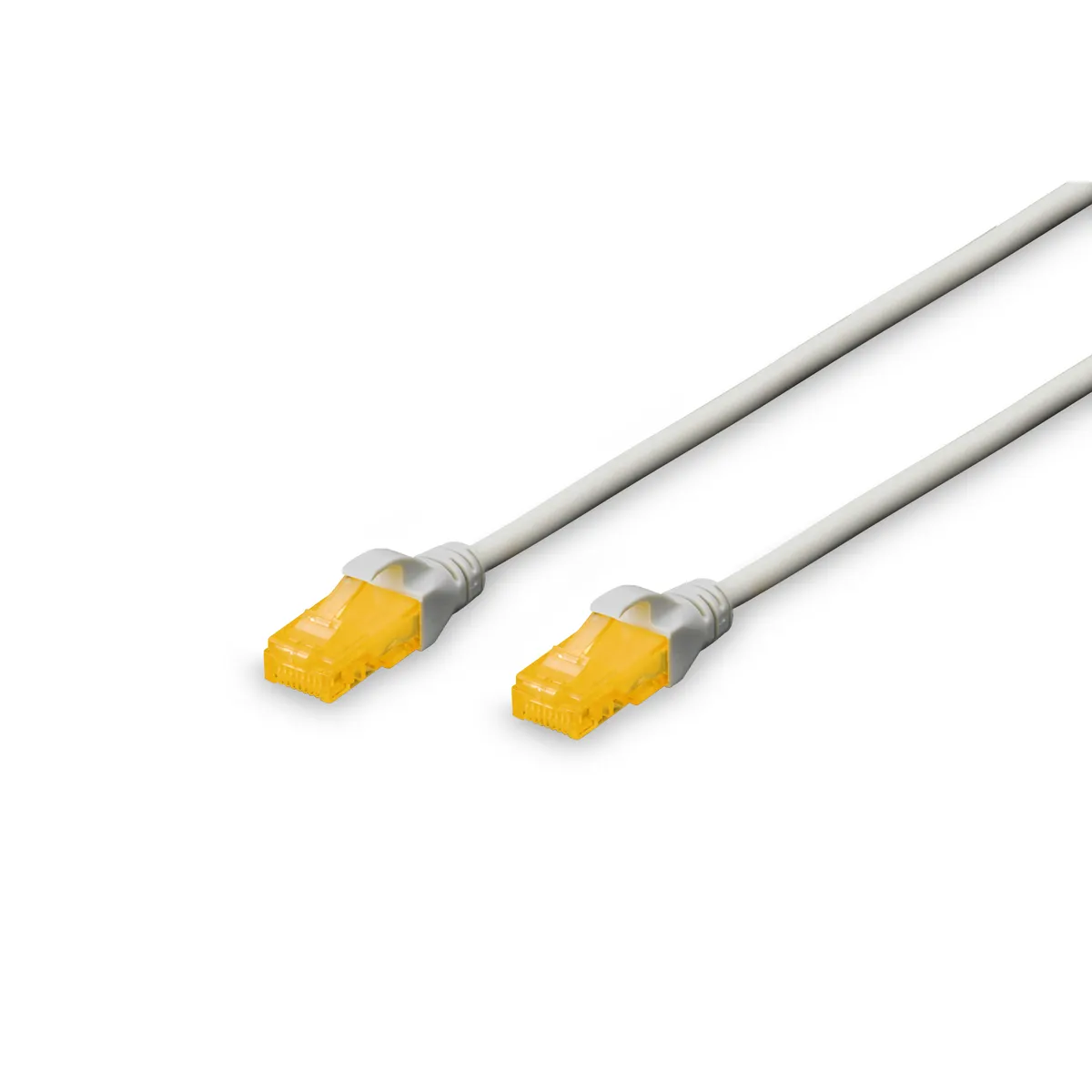 Assmann DK-1613-A-030 Cat6a U-UTP patch kábel 3 m szürke aranyozott RJ-45 érintkezők #1