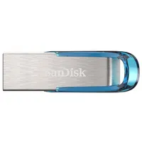 Sandisk SDCZ73-032G-G46B Ultra Flair 32 GB USB 3.0 jelszavas védelem kék kupak nélküli