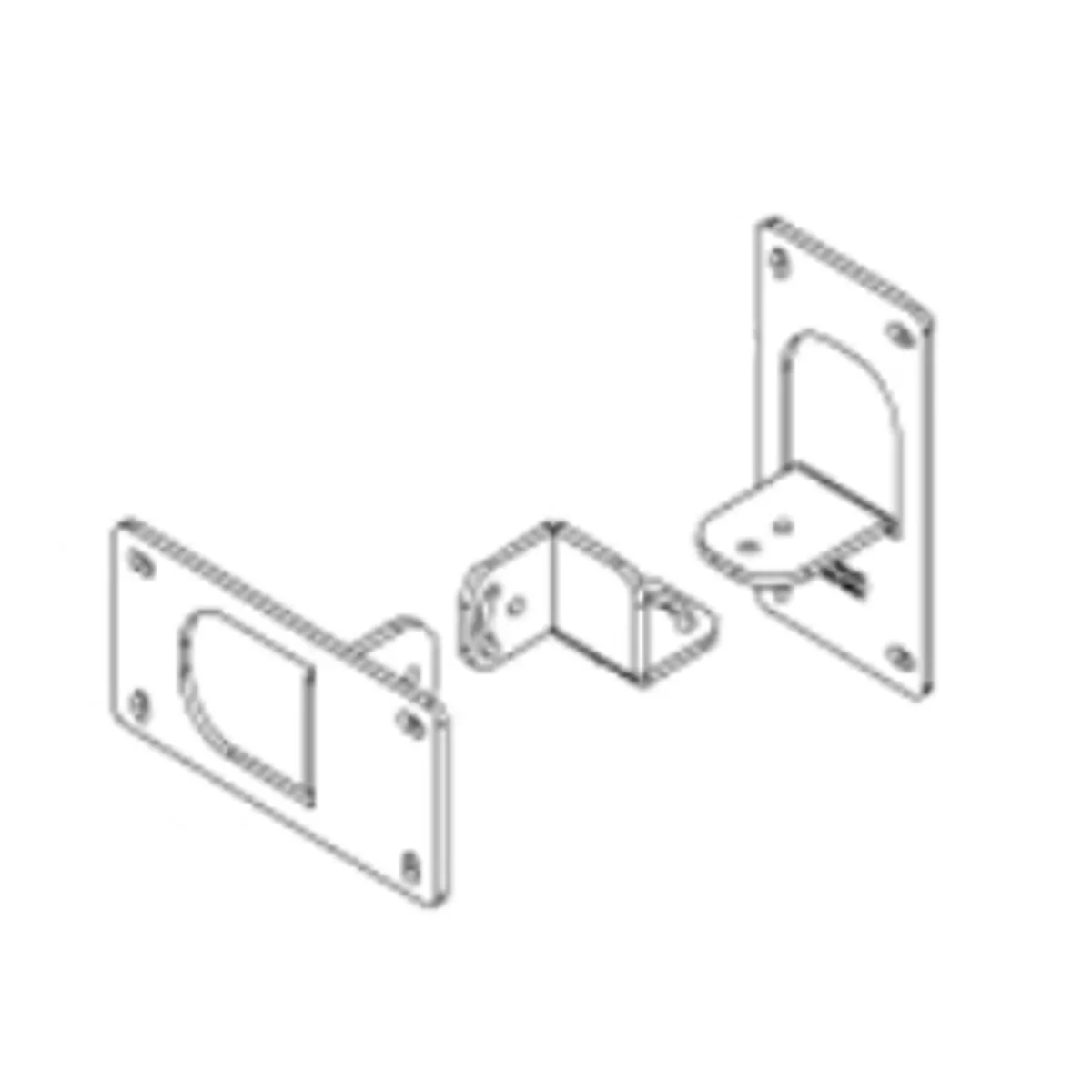 Zebra BRKT-70661-01R antenna-tartó XR480 olvasóhoz 69,8 mm x 149,3 mm #1