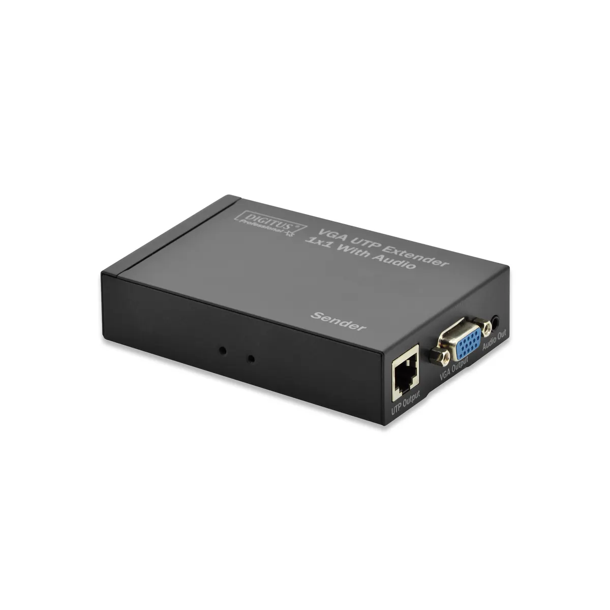 Assmann DS-53400 VGA-UTP-extender AV adó- és vevőegység, max felbontás 1920x1200, Cat5, hangbemenet: 3.5mm, hangkimenet: 3.5mm #1
