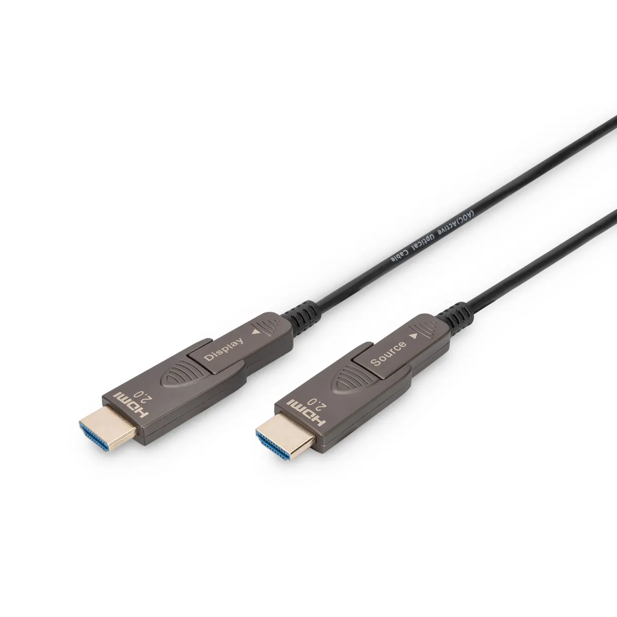 Assmann AK-330127-150-S Hdmi kábel 15 m Hdmi A dugó arany bevonat Hdmi 2.0 4096x2160 18 Gbps ARC fekete #1