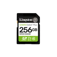Kingston SDS3-256GB Canvas Select Plus Gen3 256GB C10 U1 V10 150MBs SDXC