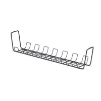 Startech.com S1MB-DESK-CABLE-TRAY asztali kábelkosár fekete 132,5x615x130 mm