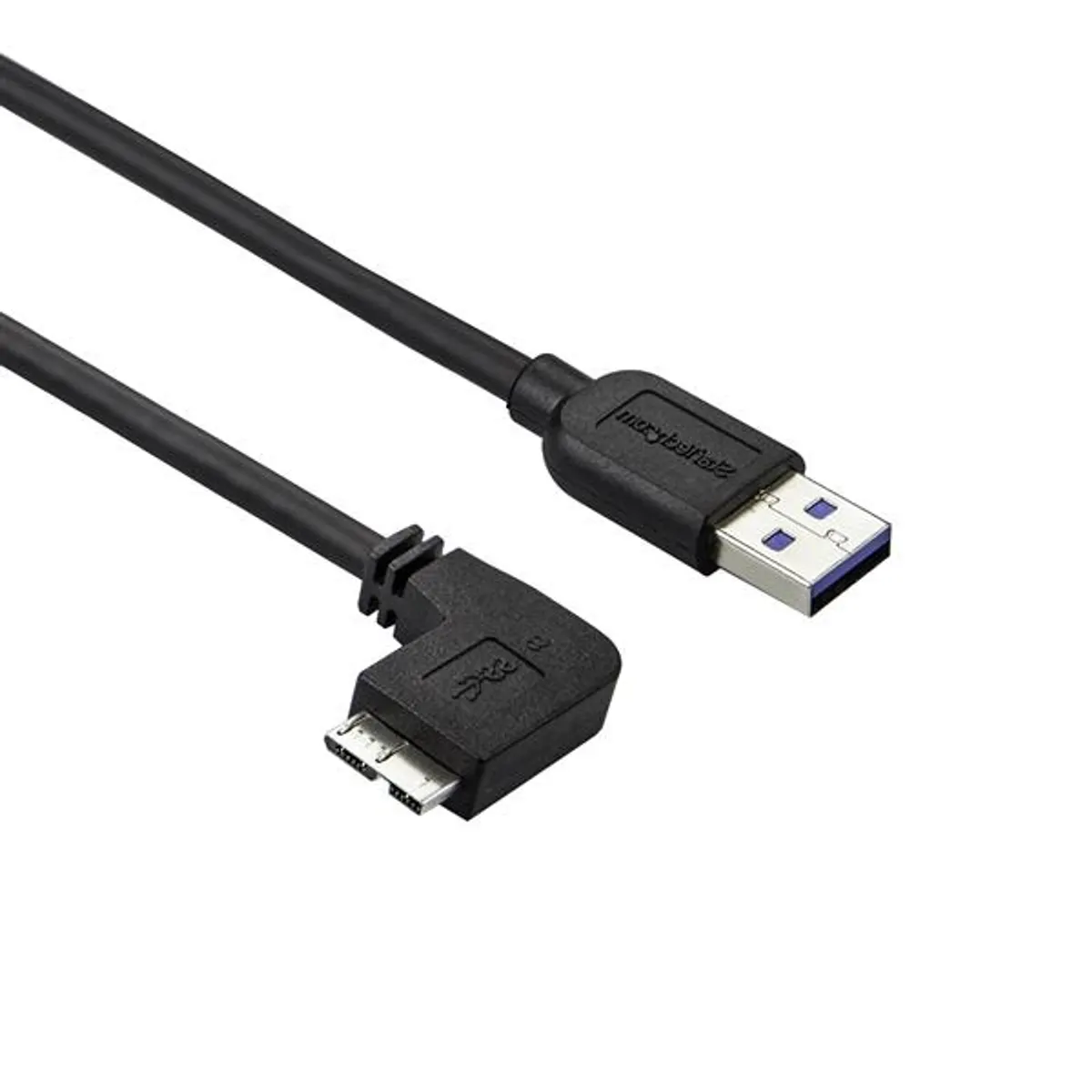 Startech.com USB3AU50CMLS USB A-Micro-B kábel 0,5 m USB 3.2 Gen 1 5 Gbps fekete nikkel érintkezők #1