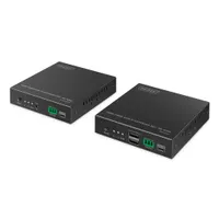 Assmann DS-55348 HDMI KVM kiterjesztő adó-vevő 40 km 4K60Hz USB Type-A Micro-USB 5V 2A #1