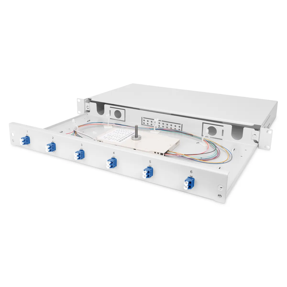 Assmann dn-96330-9 száloptikai csatlakozóház lc os2 1u 6x lc #1