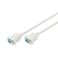 Assmann AK-610100-018-E Zero-modem kapcsolatkábel D-Sub9 F/F, 1,8m