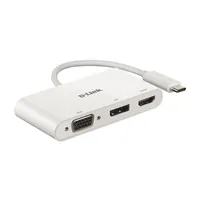 D-Link DUB-V310 dokkoló állomás HDMI VGA DisplayPort USB-C USB-A