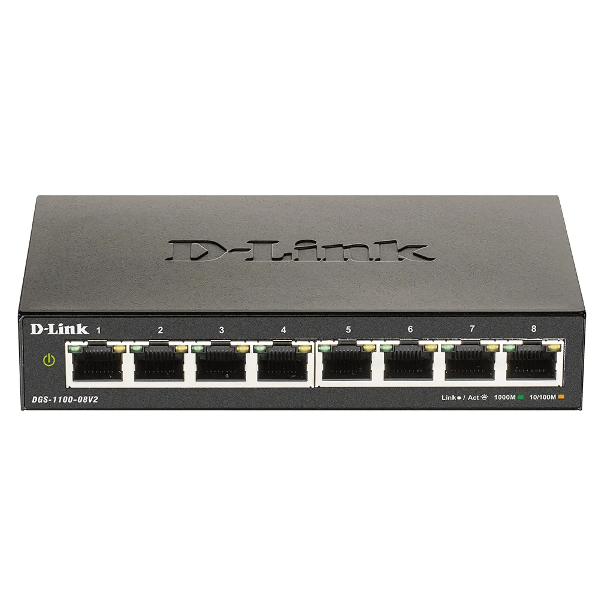 D-Link DGS-1100-08V2/E kapcsoló 8-portos gigabites okos menedzselt vlan qos snmp #1