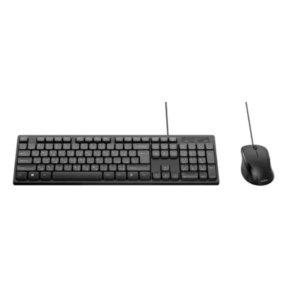 Belkin BBZ014DE kábeles membrános USB 1,56 m fekete egérrel #1