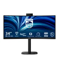 Philips 34B2U3600CH/00 34" ultrawide lcd monitor 3440x1440 21:9 4 ms usb 3.2 gen1 hub vesa állítható magasságú beépített hangszórók fekete