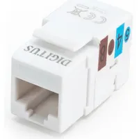 Assmann DN-93601 CAT6 keystone aljzat RJ45 lapos fehér