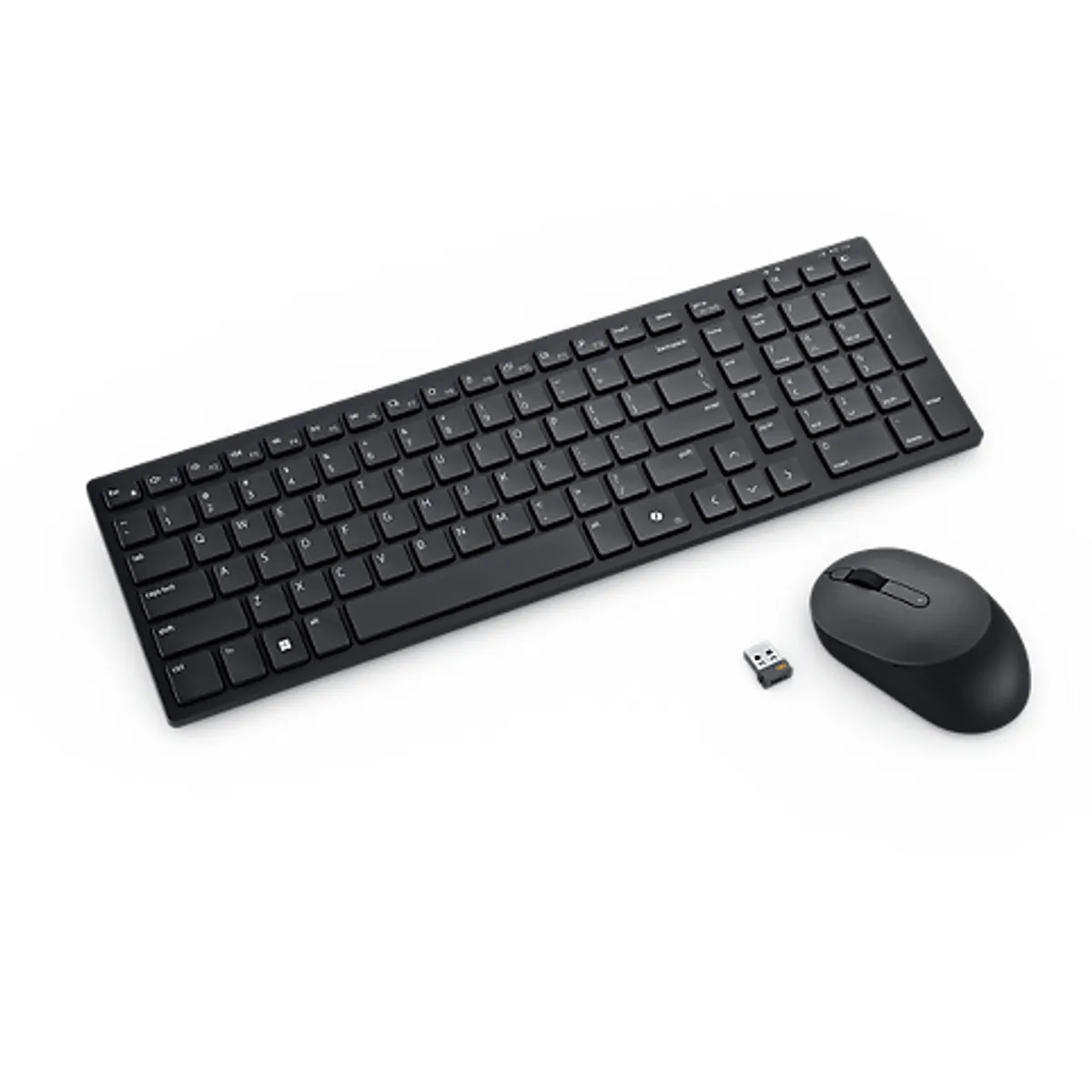 Dell 580-BBWC KM555 vezeték nélküli billentyűzet és egér fekete, QWERTZ, teljes méretű, RF és Bluetooth #1