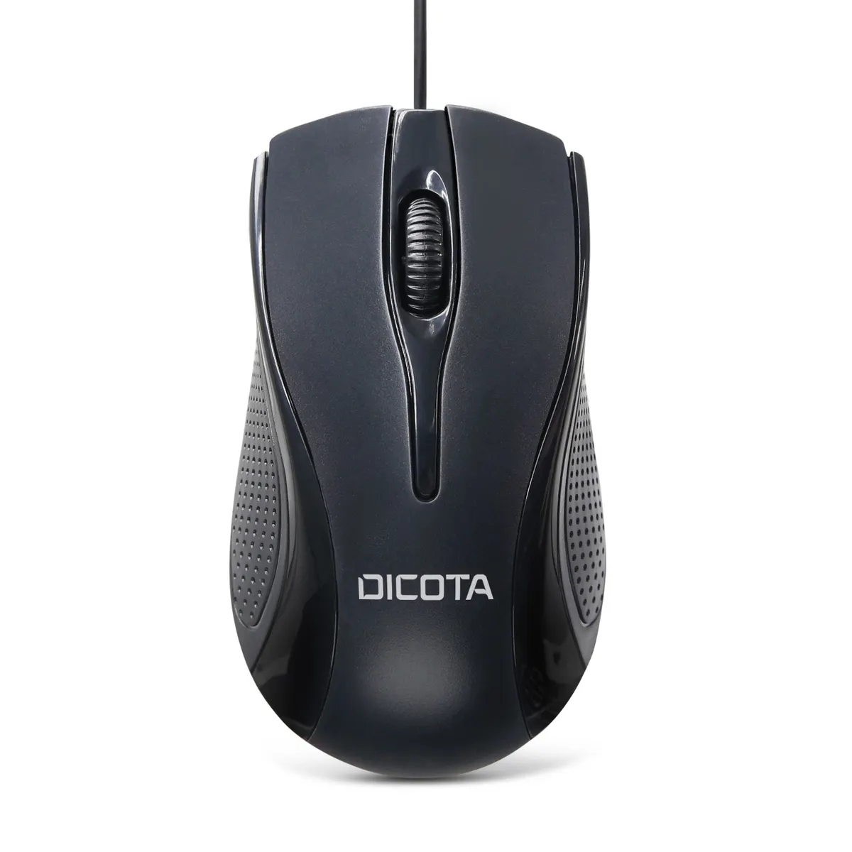 Dicota D32011 optikai egér USB A 3 nyomógomb 1200 DPI fekete kétkezes vezetékes #1