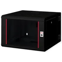 Roline 26.21.0180 falra szerelhető rack 7U 50 kg IP20 fekete biztonsági kulcs