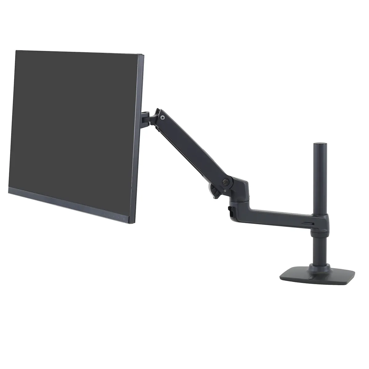 Ergotron 45-537-224 LX asztali monitorkar magas oszlop 34" 75x75-100x100 0-75 fok fekete #1