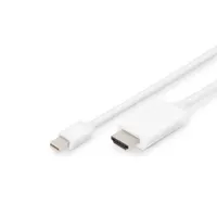 Assmann AK-340304-020-W Mini DisplayPort to HDMI 2.0 kábel 2 m fehér