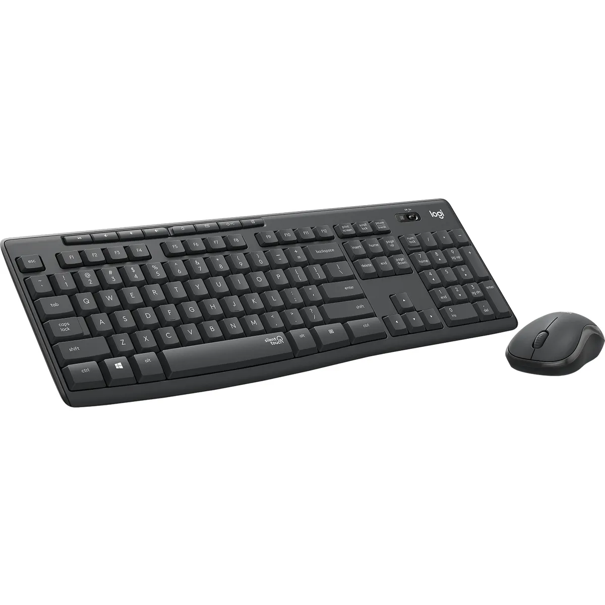 Logitech 920-009800 MK295 Silent vezeték nélküli billentyűzet és egér 2,4 GHz nano vevőegység 10 m cseppálló caps lock jelzőfény #1