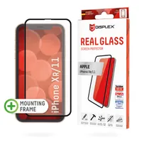 E.V.I. 01144 Displex real glass full cover Apple iPhone XR iPhone 11 edzett üveg átlátszó száraz felhordás ütésálló karcálló porálló