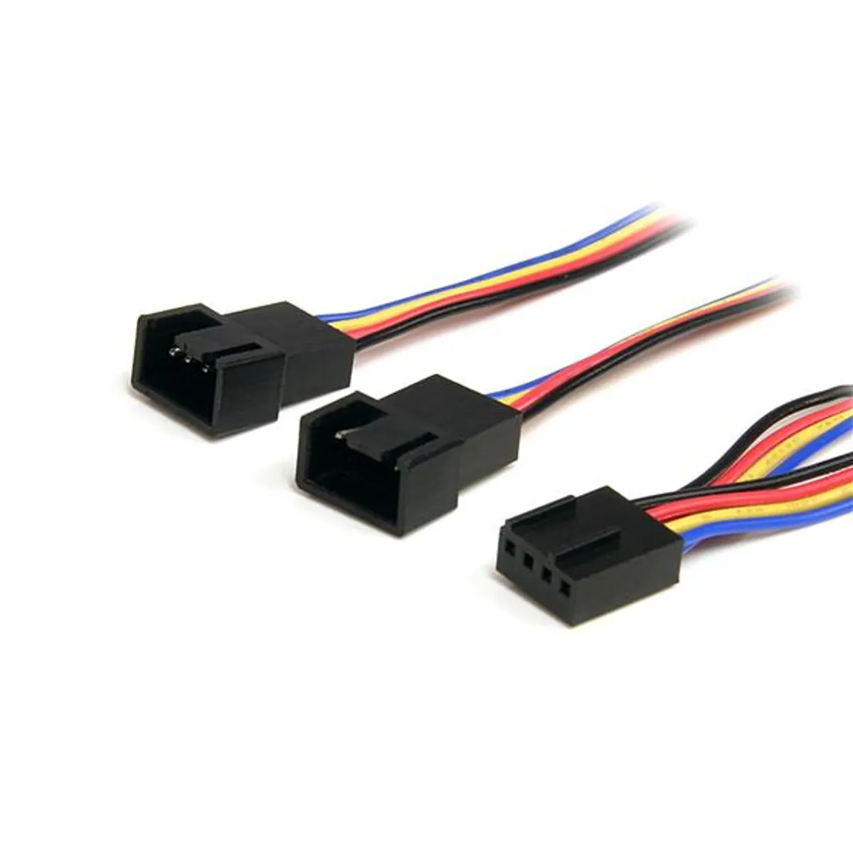 Startech.com FAN4SPLIT12 12 hüvelyk 4-pin ventilátor Y-kábel Molex 4-pin-Molex 4-pin 0,31 m #1