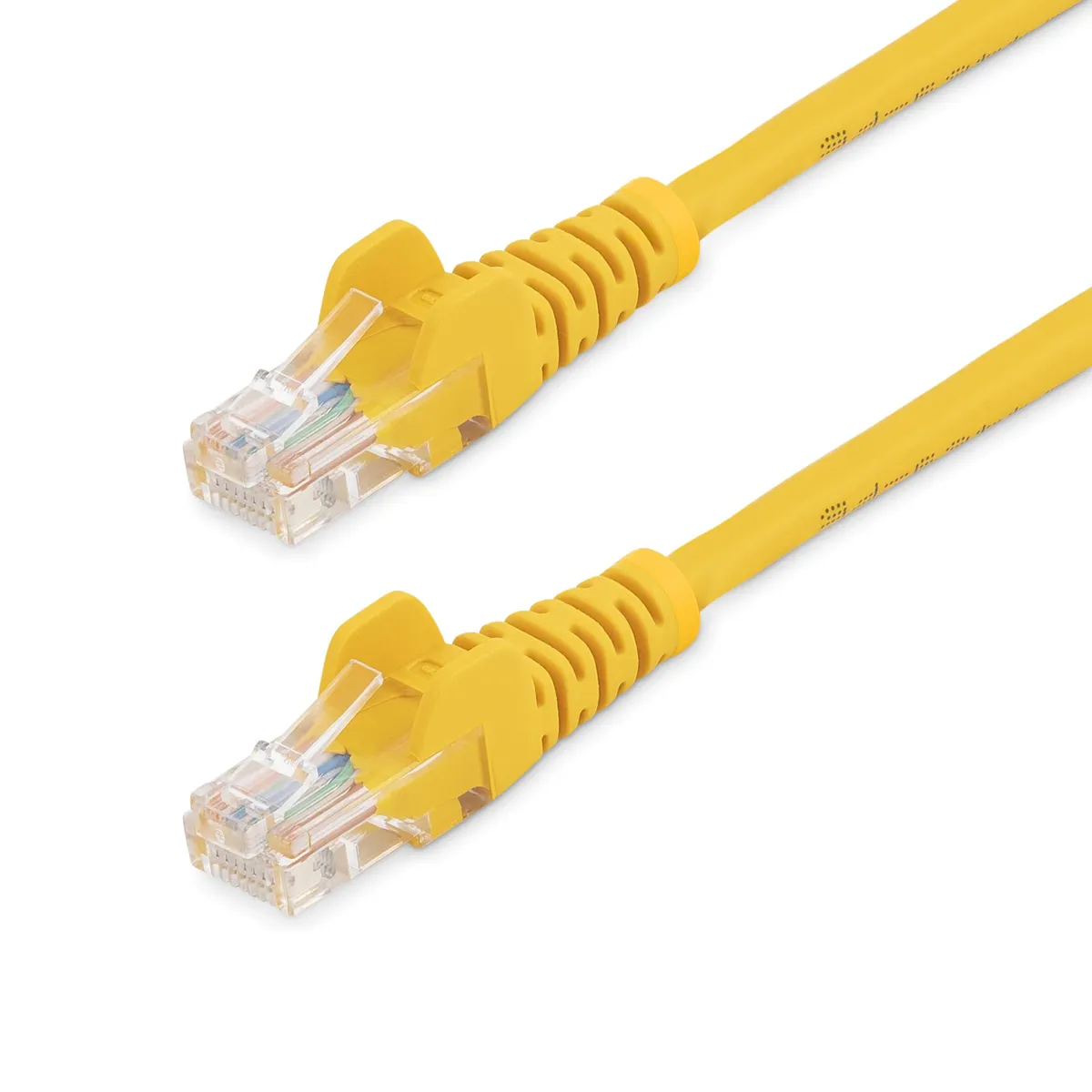 Startech.com 45PAT1MYL Cat5e UTP RJ-45 arany érintkezős 1 m sárga Ethernet kábel #1