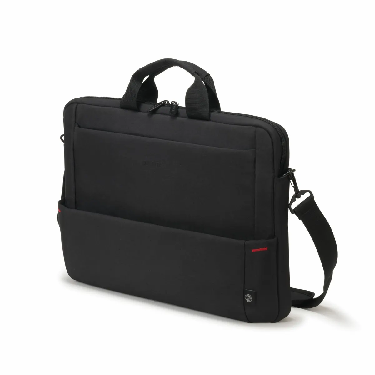 Dicota D31838-RPET eco slim case plus base 15.6" hordozó fogantyú vállpánt monokróm #1