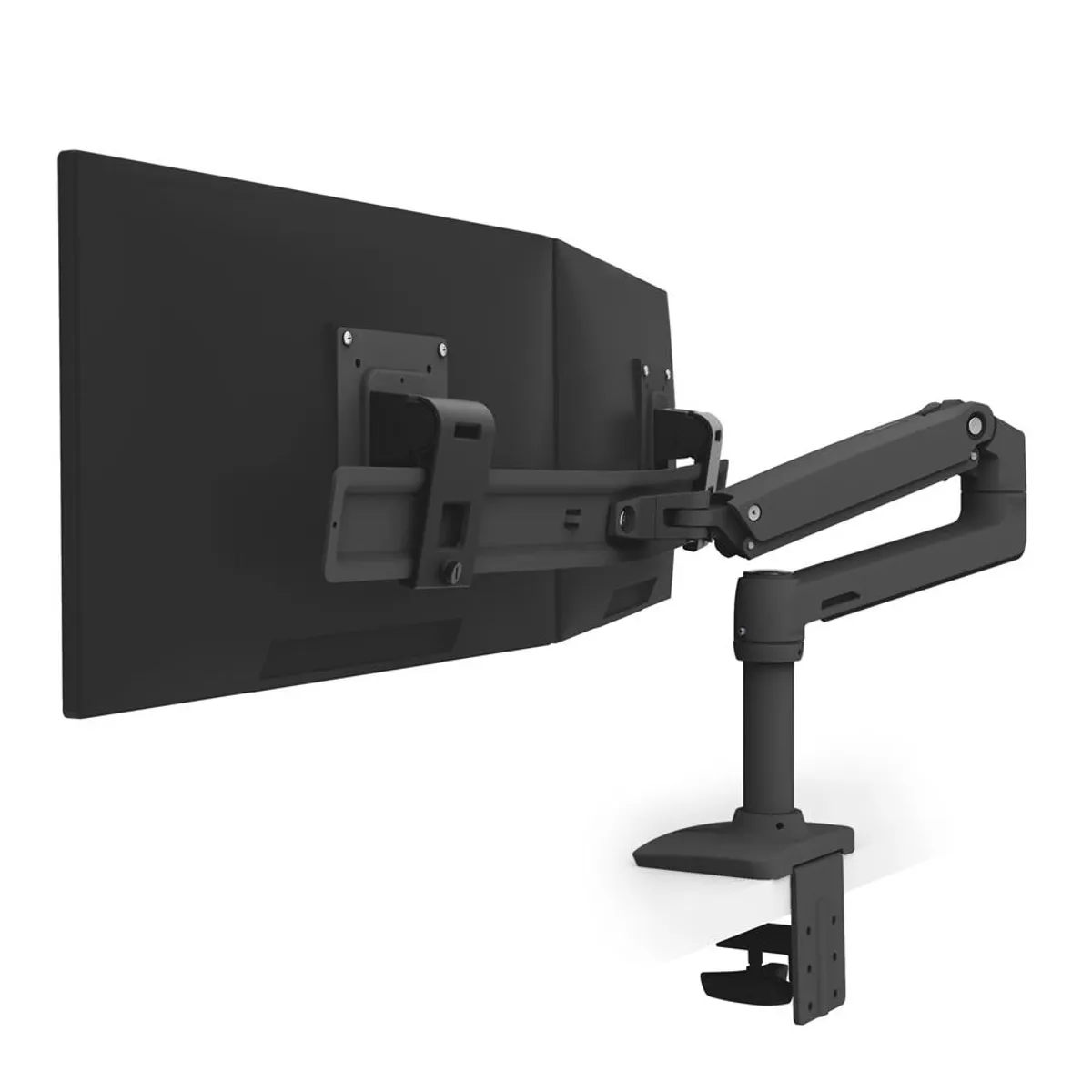 Ergotron 45-489-224 LX Desk Dual Direct Arm 25" fekete VESA 75x75-100x100 #1