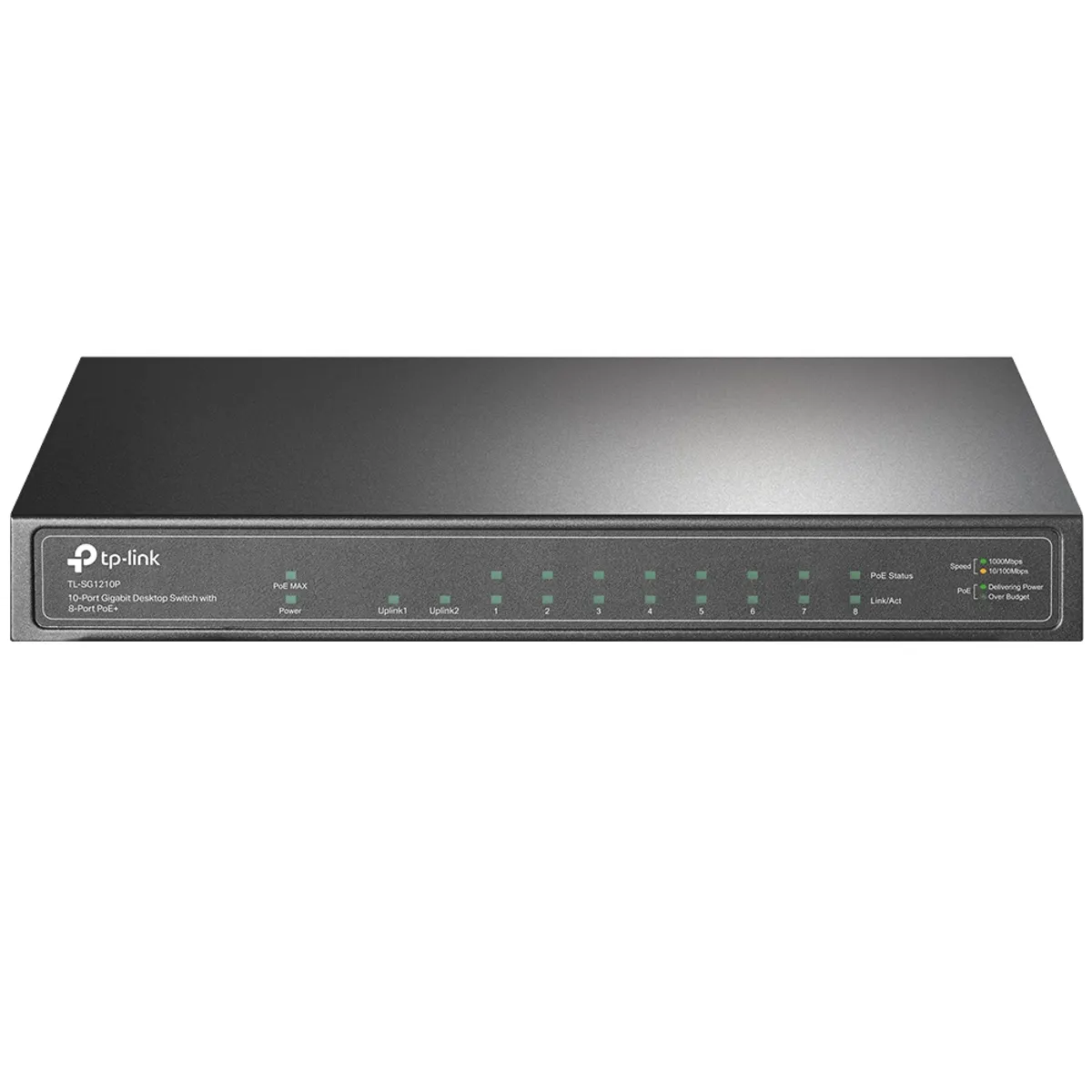 TP-Link TL-SG1210P 10-portos gigabit asztali kapcsoló 8 PoE Plus portok 1x SFP 63 W PoE keret #1