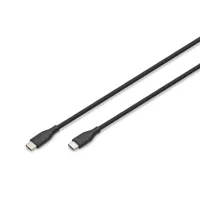 Assmann AK-300341-020-S USB-C to USB-C kábel 2 m fekete árnyékolt USB 2.0 480 Mbps szilikon PD 60W #1