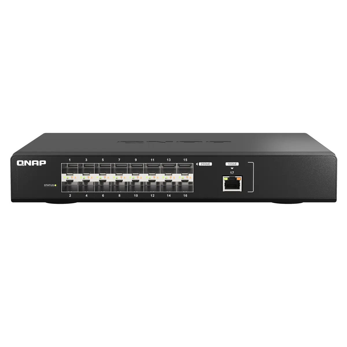 QNAP QSW-M5216-1T 25 GbE SFP28 16-portos Layer-2 kapcsoló #1